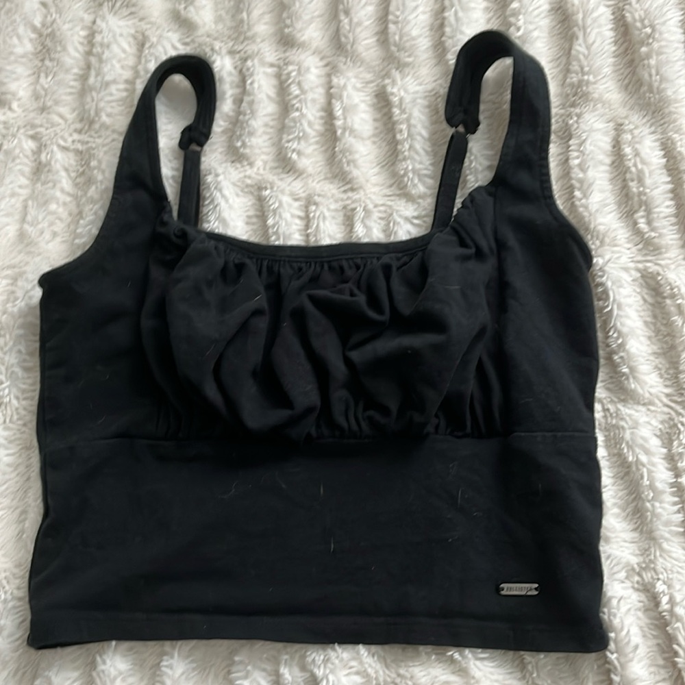Black tank top